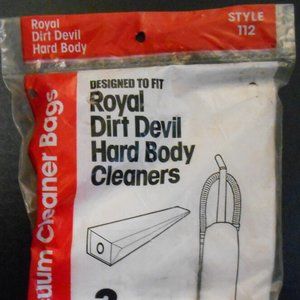 VacMaster Vacuum Cleaner Bags fits Royal Dirt Devil Hard Body Cleaners 3 Bags